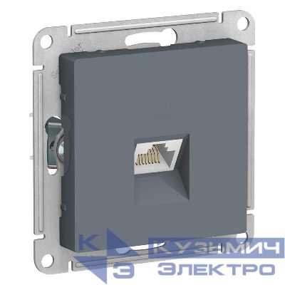 Розетка компьютерная AtlasDesign RJ45 кат.5E механизм грифель SE ATN000783