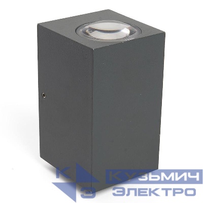 Светильник светодиодный DH055 2х5Вт 4000К 800лм уличный сер. FERON 48488