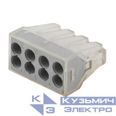 Клемма строительно-монтажная СМК 108 NO-222-22 8-проводная 1.0-2.5кв.мм (уп.50шт) Эра Б0033396