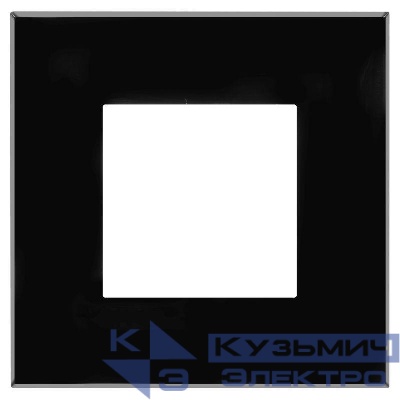 Рамка 1-м 2мод. Avanti "Черный квадрат" DKC 4402902