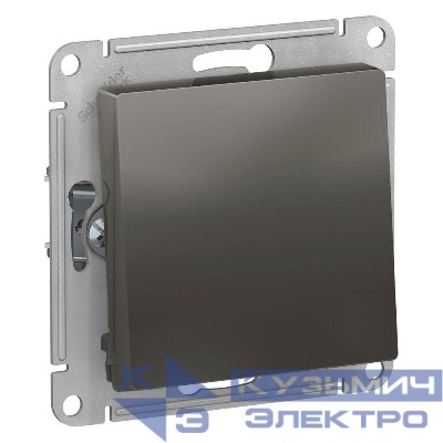 Переключатель проходной 1-кл. СП AtlasDesign 10А IP20 (сх. 6) 10AX механизм сталь SE ATN000961