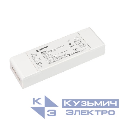 Диммер SMART-PWM-105-72-RGB-MIX-PD-SUF (12-48В 5х6А ZB 2.4G) IP20 пластик INTELLIGENT ARLIGHT 037344