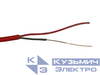 Кабель сигнальный NETKO, неэкранированный, КПСнг (А) - FRLS, 1*2*0.5мм2 (0.8мм) 200м, красный