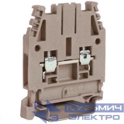 Клемма винт. CBC.2/GR 2.5кв.мм сер. DKC ZCBC02GR