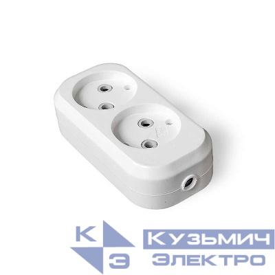 Колодка удлинителя 2-м без заземл. IONICH 1517