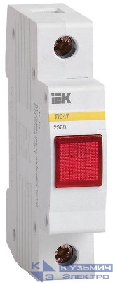 Лампа сигнальная ЛС-47 красн. KARAT IEK MLS10-230-K04