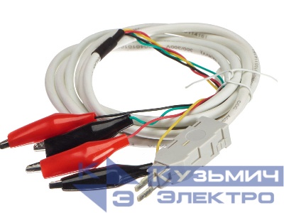 Шнур тестовый с зажимами четырёхполюсный, 1,5м NETKO Optima