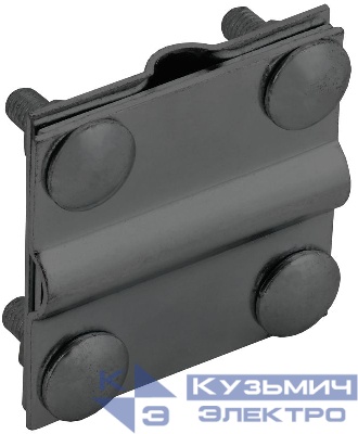 Зажим крестообразный с раздел. полоса/пруток-полоса/пруток 30/8мм оцинк. сталь TD IEK ZCC18-13-1-08-30