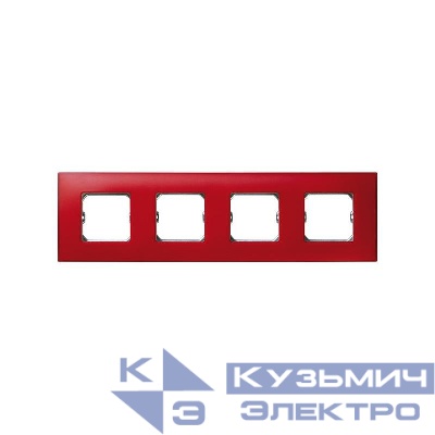 Рамка 4-м Simon27 Neos рубиновый Simon 27774-66