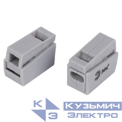 Клемма быстрозажимная 221-112 2п 0.5-2.5кв.мм для светильников NO-225-462 (уп.3шт) Эра Б0067990