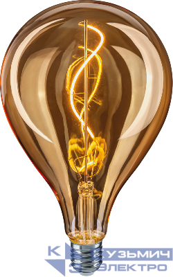 Лампа светодиодная 14 501 NLL-F-PS125-4-230-2.7K-E27 прозрачная E27 220-240В Navigator 14501