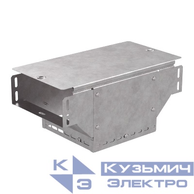 Ответвитель Т-образный вертикал. 200х80 0.7мм Стандарт с крышкой Промрукав PR16.0963