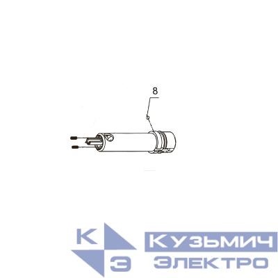Запчасть №8 для FD301R. Стальной шарик фиксатор Ф6
