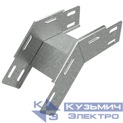 Угол для лотка вертикальный внешний 45град. 400х100 сталь 1мм VL45-100-400 КМ LO0249