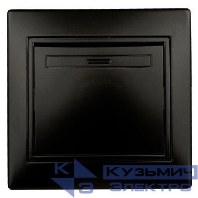 Переключатель промежуточный 1-кл. СП Plano 1-108-05 10А IP20 250В антрацит Intro Б0053823