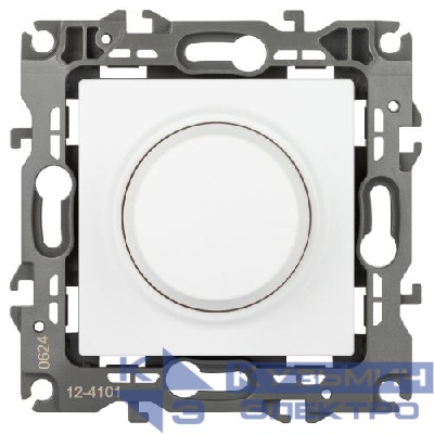 Светорегулятор поворотно-нажимной Эра12 12-4101-01М 400ВА 230В бел. матов. Эра Б0065670