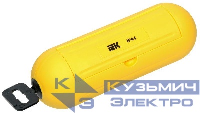 Бокс для защиты кабельного соединения IP44 желт. IEK WBX10-44-K05