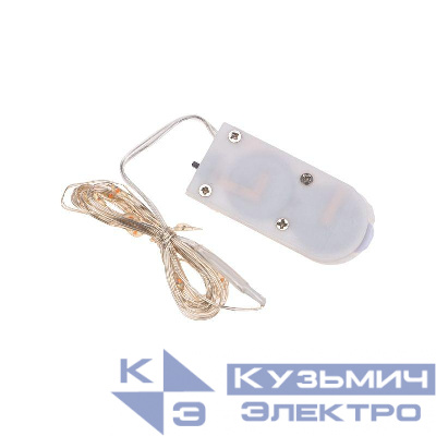 Гирлянда светодиодная "Роса" 2м 20LED роз. 2Вт 4.5В IP20 провод прозр. Neon-Night 303-007