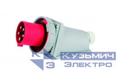 Вилка стационарная 3Р+РЕ+N 16А 380В IP67 ВС-103 DEKraft 26171DEK