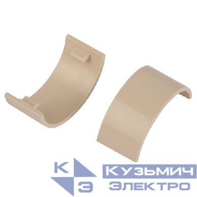 Соединитель на стык для полукруглого кабель-канала 30х13мм C-KK-30-13-B беж. (уп.2шт) Эра Б0064965