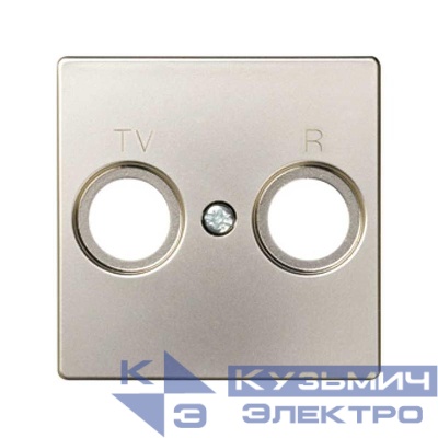 Накладка розетки R-TV Simon82 матов. шампань Simon 82053-34