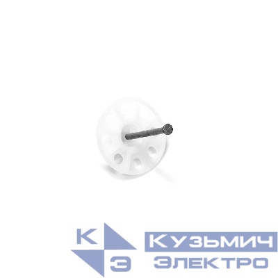 Тарельчатый дюбель гриб с гвоздем для монтажных пистолетов IN20 (250 шт/уп) FEDAST