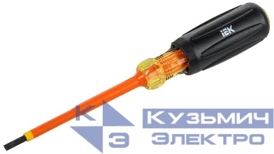 Отвертка диэлектрическая SL4.0х100 Т3 ARMA2L 5 IEK A2L5-SC30-T3-SL-40-100