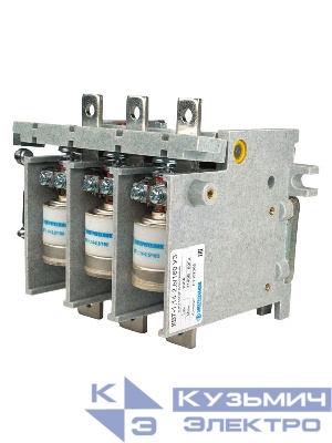 Контактор вакуумный КВТ-1.14-2.5/160-3 У3 3п 160А кат. 220В 2НО+1НЗ IP00 без реле Электротехник ET557366