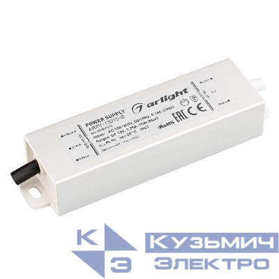 Блок питания ARPV-12015-B (12В 1.3В 15Вт) IP67 металл Arlight 022899(1)