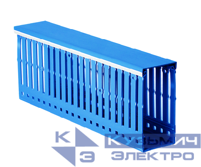 Кабель-канал перфорированный 40х80 L2000 RL6 син. DKC 01260RL