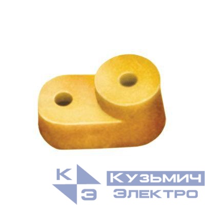 Изолятор угловой для нулевой шины желт. IEK YIS31