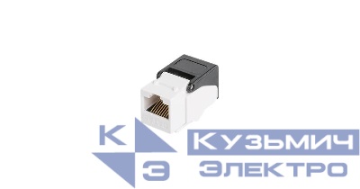 Модуль-вставка Keystone кат.5E (класс D) неэкранир. 100МГц RJ45 (8P8C) неэкранир. самозажимной T568A/B бел. NIKOMAX NMC-KJUD2-NT-WT
