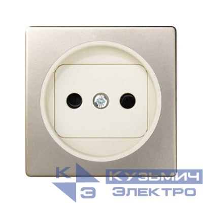 Накладка розетки 75431-6 Simon82 Centralizations шампань 82040-64