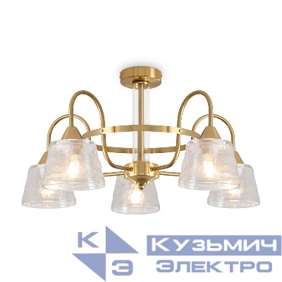 Светильник Caramel 5х60Вт E27 IP20 подвесной Freya FR5522PL-05BS1