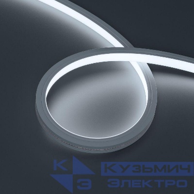 Лента светодиодная MOONLIGHT-TOP-X320-13х12mm 24V White 6500К 5Вт/м IP67 sauna wire x1 вывод вниз герметичная (уп.5м) Arlight 051133