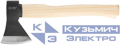 Топор 600г деревянная полированная ручка; кованая усилен. сталь FIT 46136