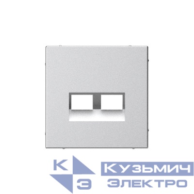 Накладка двойная ArtGallery для информационных функций типа Keystone алюм. SE GAL000390