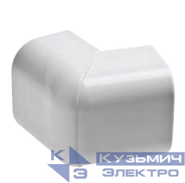 Угол для кабель-канала РКК внешний 74х55 Арктика бел. Ruvinil УВШ-74х55