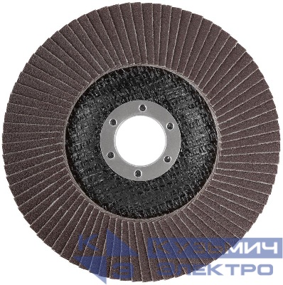 Круг лепестковый торцевой кальцинированный 125мм Р 120 FIT 39956