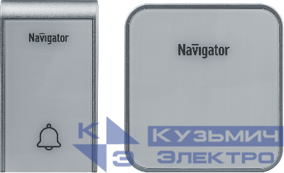 Звонок электрический NDB-D-AC06-1V1-WН NAVIGATOR 80509