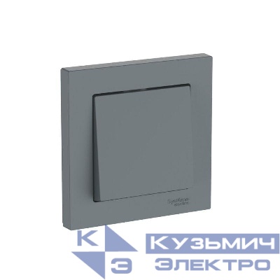 Выключатель 1-кл. AtlasDesign (сх. 1) 10AX быстрозажим. клем. в сборе грифель SE ATN000712S