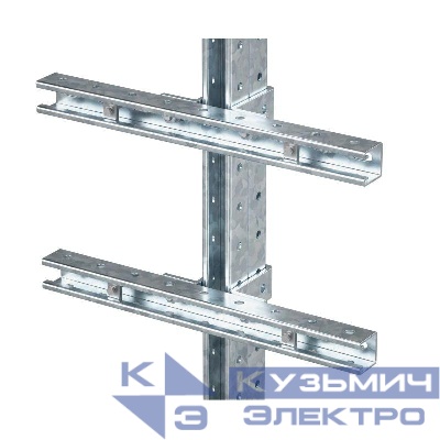 Комплект монтажных профилей на стойку для крепления 3 оболочки(ек) свидом защиты Ex e L600мм гор. оцинк. DKC EX-E3SPR06