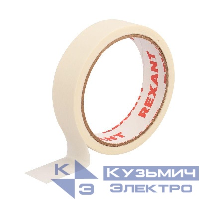 Лента малярная 25мм (рул.20м) крепп REXANT 09-4422