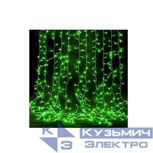 Гирлянда RB-OLDCL625-TG-E 625 зел. светодиодов сетевой провод 150см IP44 240х150см SHLights 4690601021823