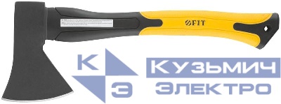 Топор 600г усилен. фибергласовая ручка; кованая усилен. сталь FIT 46221