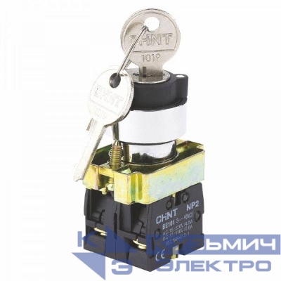 Переключатель NP2-BG33 3 полож. с фиксацией 2НО IP40 CHINT 574855