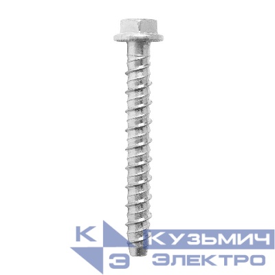 Анкер-шуруп для бетона с шестигранной головкой и пресс-шайбой 8х60мм горяч.оцинк. (уп.100шт) DKC CM360860HDZ