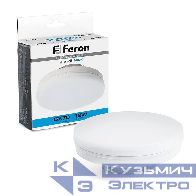 Лампа светодиодная LB-471 12Вт 6400К GX70 230В FERON 48302