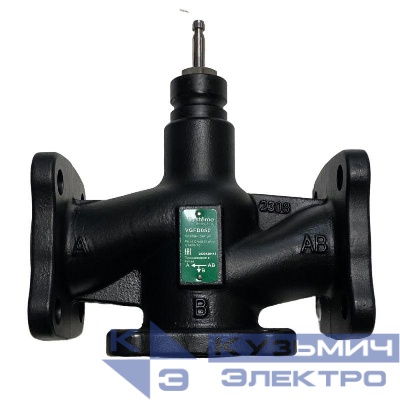 Клапан регулирующий 3-ход разд фланц PN16 DN50 31куб.м/ч -20…+130град.C SE VGFD050