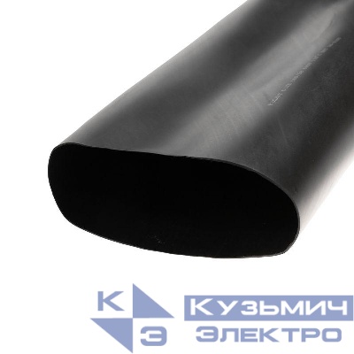 Трубка термоусадочная среднестен. клеевая 180/58 (3-4:1) черн. 1м Rexant 26-0180